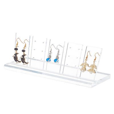Transparent Acrylic Earring Display Stands