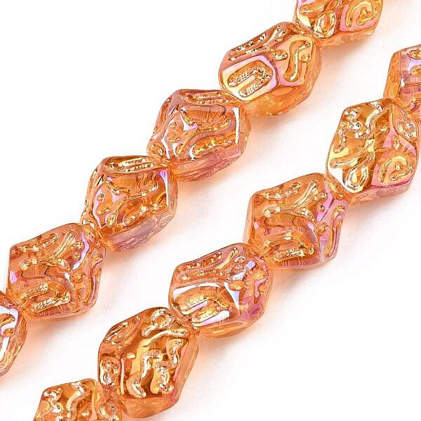 Electroplate Glass Beads Strands