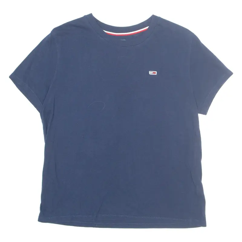 TOMMY HILFIGER Womens T-Shirt Blue L