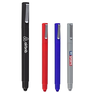 300 Promotional Cubic Soft Rubberized Touch Square Stylus Pen - ...