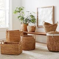 Laundry Basket,Woven Cotton Rope Laundry Hamper,60L for Decor Storage of Dirty Clothes,Toys and Blankets in Bathroom,Baby Roo...