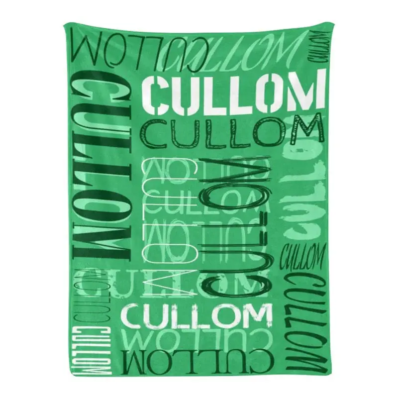 Personalized Name Medium Sea Green Blanket Souvenir - Aperturee
