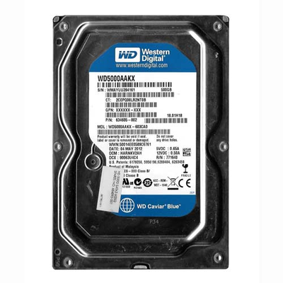 634605-002 HP 500GB 7200RPM SATA 6Gb/s 16MB Cache LFF 3.5-inch Hard Drive
