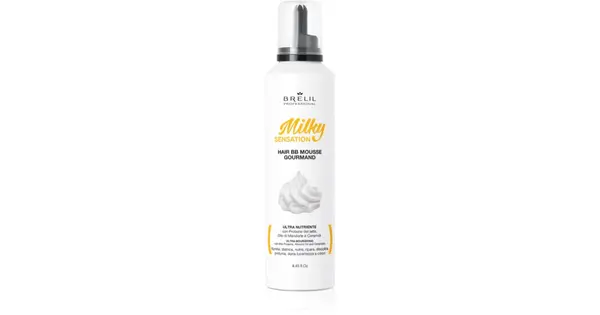 Brelil Professional Milky Sensation BB Moisturizing Mousse for unruly and frizzy hair 250 ml