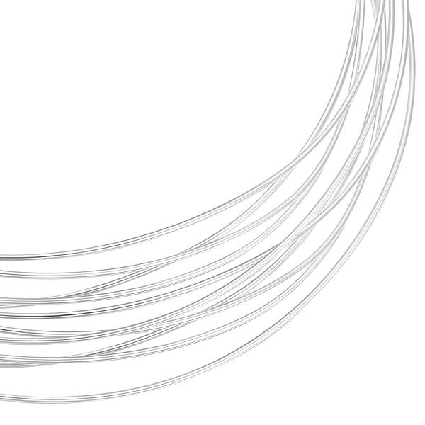Beebeecraft 23 Gauge 0.6mm 925 Sterling Silver Wire 1M Round Craft Jewelry Wire for DIY Bracelets Earring Jewelry Making