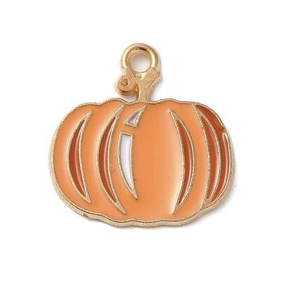 Thanksgiving Day Golden Tone Alloy Enamel Pendants