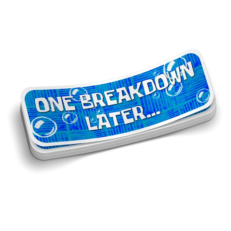 Breakdown -  Hard Hat Decal