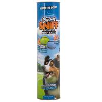Chuckit Sniff Fetch Ball Medium 4 Pack, Bacon & Peanut Butter