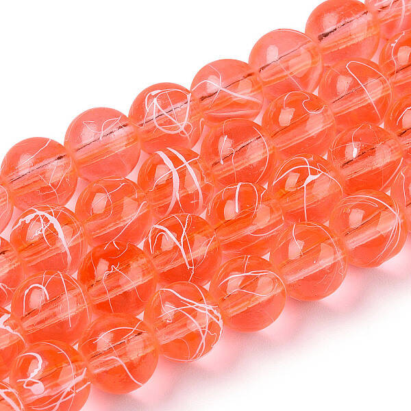 Drawbench Transparent Glass Beads Strands