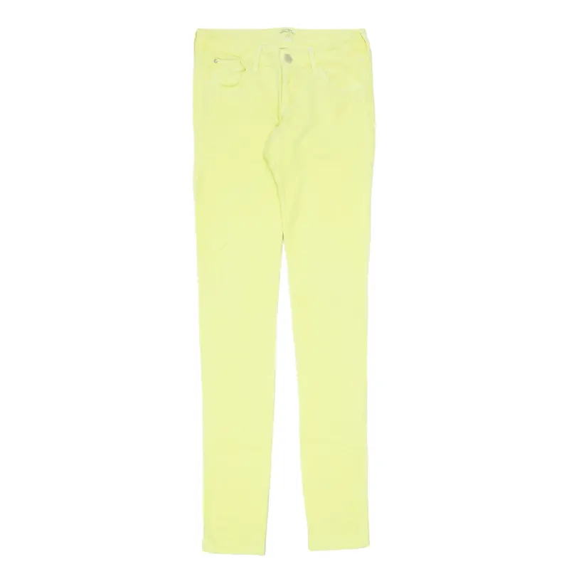 REPLAY Eyes open Trousers Yellow Slim Skinny Girls W26 L33