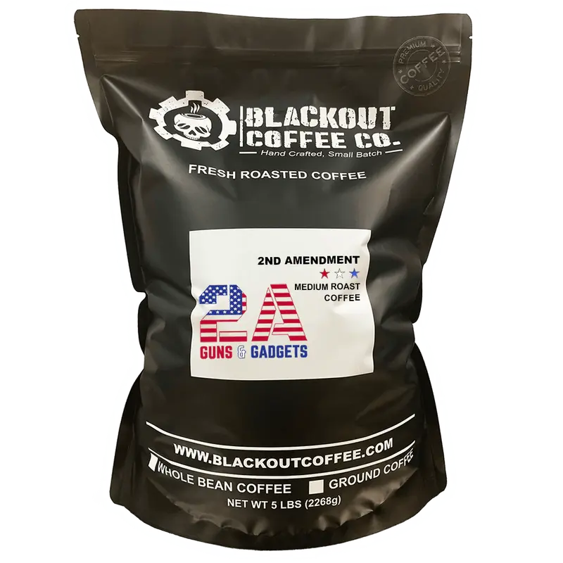 2A Medium Roast Coffee 5 LB -  Whole Bean - Ground Coffee - Fresh Roasted Coffee, WHOLE BEAN