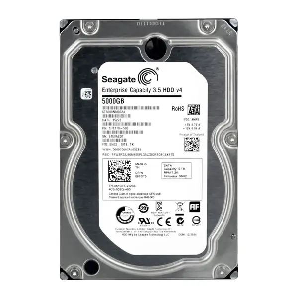 1HT170-500 Seagate 5TB 7200RPM SATA 6Gb/s 3.5-Inch 128MB Cache Enterprise Hard Drive