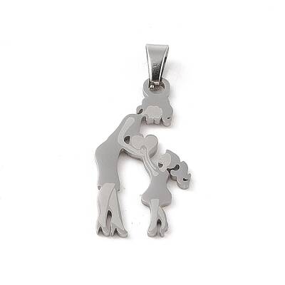 Non-Tarnish Mother's Day 304 Stainless Steel Pendants