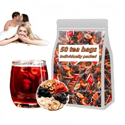 Kidney Tea Formula Ginseng Five Treasures Tea, Organic Kidney Cleanse Detox Tea, Natural Chinese Herbal Health Kidney Tea for...