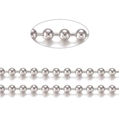 Tarnish Resistant 304 Stainless Steel Ball Chains