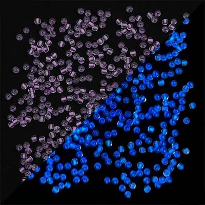 8/0 Luminous Glass Seed Beads