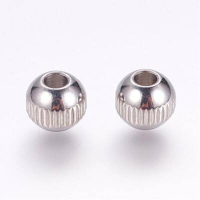 Tarnish Resistant 201 Stainless Steel Beads