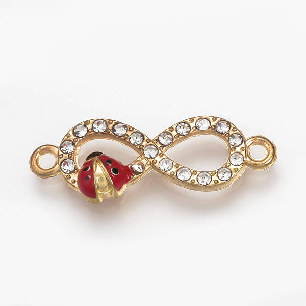 Alloy Rhinestone Links connectors