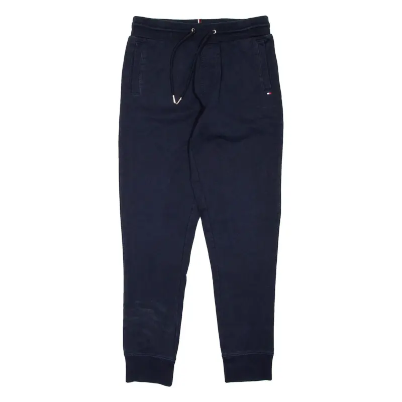 TOMMY HILFIGER Mens Joggers Blue Tapered S W28 L29