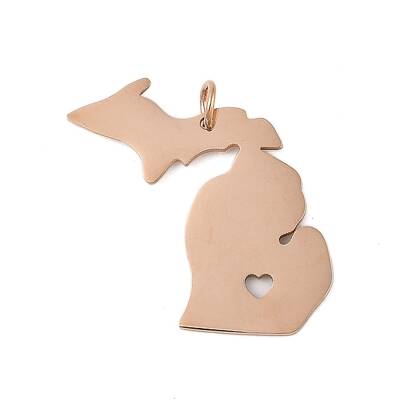 Ion Plating(IP) 304 Stainless Steel Pendants