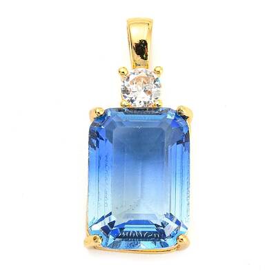 Brass Pave Cubic Zirconia Pendants