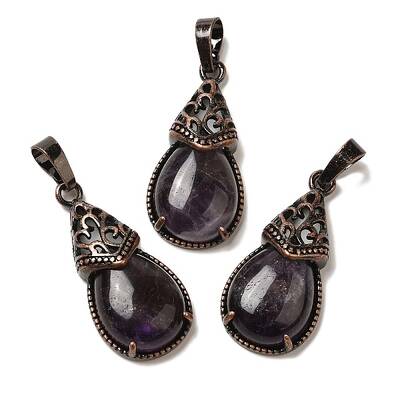 Natural Amethyst Pendants