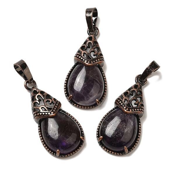 Natural Amethyst Pendants