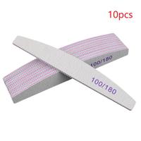 Double-sided Nail File, 10pcs/set Portable Nail File Kit, Professional Manicure Tool for Women & Girls, Nail Supplies, Trendi...