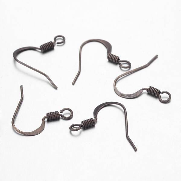 Antique Bronze Brass French Earring Hooks
