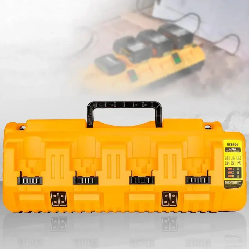 Electric Tool Charger, Fast Simultaneous Charging Tool Box for Dewalt Battery, Compatible with Multiple Battery Models, Inclu...