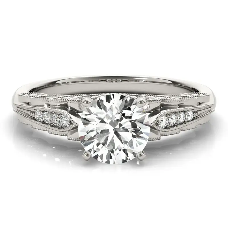 10K White Gold Cubic Zirconia Wedding Ring