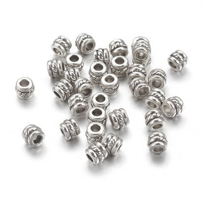 Tibetan Style Alloy Spacer Beads