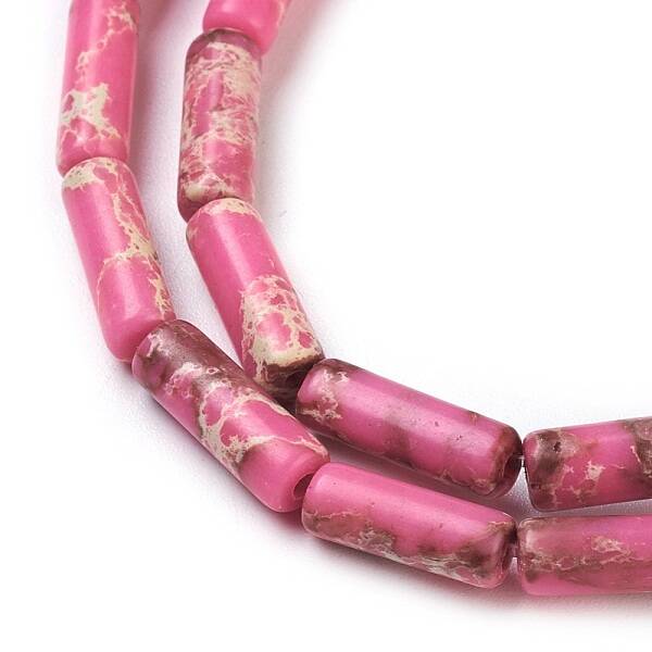 Synthetic Imperial Jasper Beads Strands