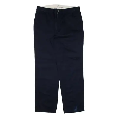 DOCKERS Mens Trousers Blue Slim Straight W34 L28