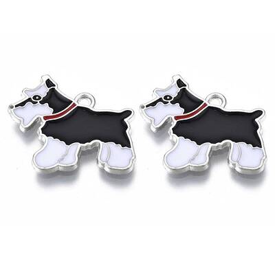 Rack Plating Alloy Enamel Pendants