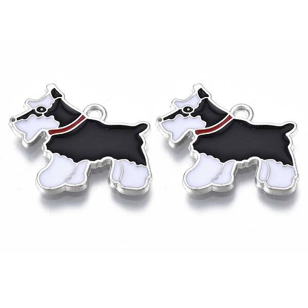 Rack Plating Alloy Enamel Pendants