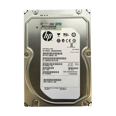625030-001 HP 3TB 6Gb/s SAS 7200 3.5-Inch Hard Drive