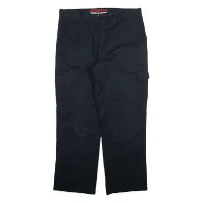 DICKIES Cargo Mens Trousers Black Regular Straight W34 L29