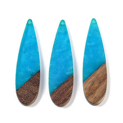 Resin & Wood Big Pendants