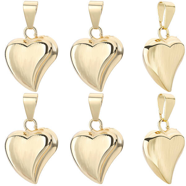 8Pcs Rack Plating Brass Pendants