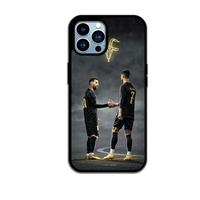 Goat Soccer Phone Case - Black Design with Player 7 Image, Durable and Lightweight Construction for iPhone Models A14, A14S, ...