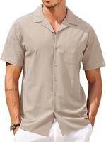 Father's Day Gift,COOFANDY New York Fashion Week Men's Cotton Linen Tropical Holiday Beach Shirt Classic Floral Menswear Top ...