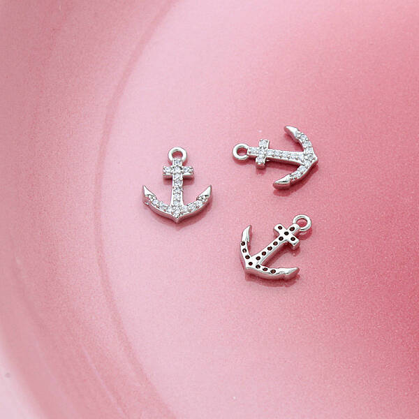 Brass Rhinestone Pendants