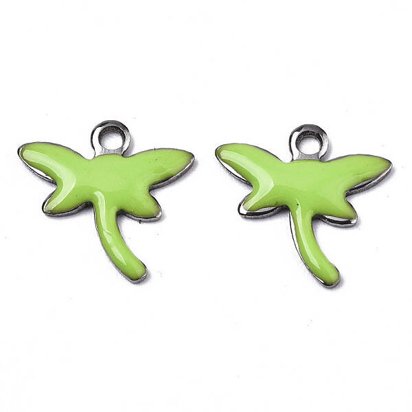201 Stainless Steel Enamel Charms