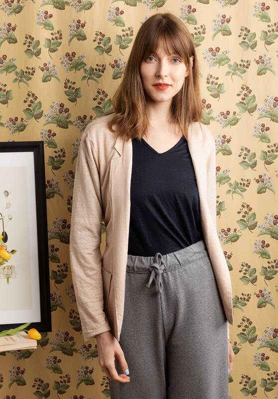 Jacket  011-fve138 Cream | Color: CREAM | Size: 2-M