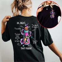 Two Sided Vintage Oh Right That Poison Llama Poison For Kuzco Shirt, The Emperor's New Groove T-shirt, Family Trip Shirt