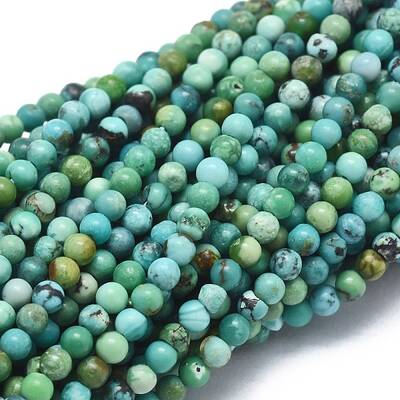 Natural HuBei Turquoise Beads Strands