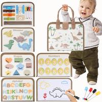 Toddler Busy Board Montessori Toys for 1-4 Year Old Boys & Girls Birthday Gifts, Educational Sensory Toys for Age 1-4, Travel...