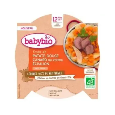 Babybio Poitou Éalion duck sweet potato feast From 12 months 230 g