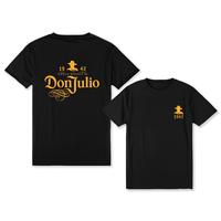 Men's DON JULIO Tee, Regular Fit Casual Comfy Short Sleeve Round Neck T-shirt for Summer, Fashion Men's Top for Daily Wear